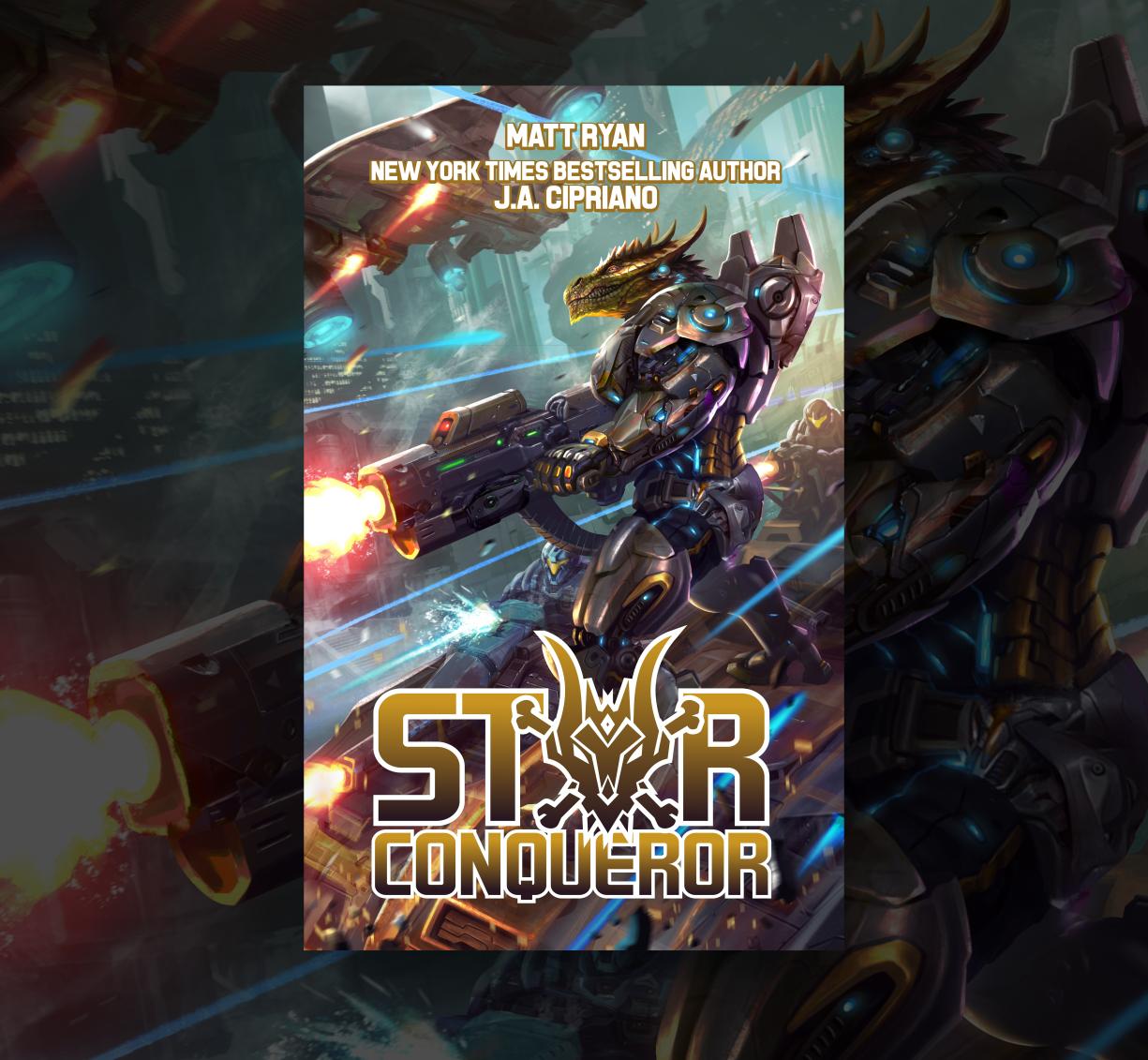 Book cover design for Star Conqueror. Designed by Johnery