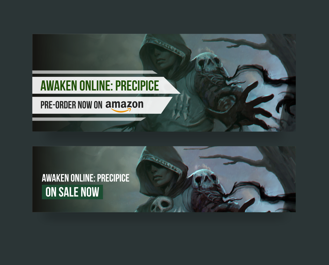 Ad design for Awaken Online. Designed by Johnery