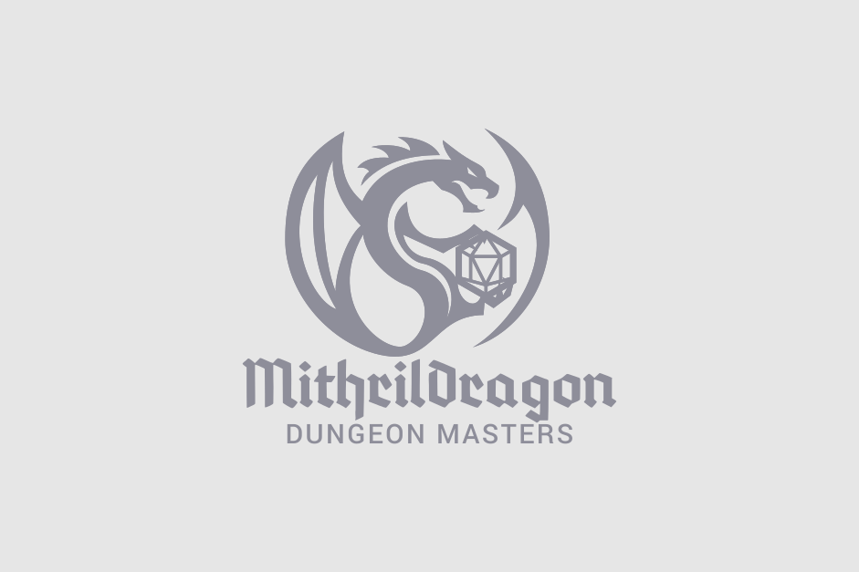 Logo design for Mithril Dragon Dungeon Masters. Designed by Johnery