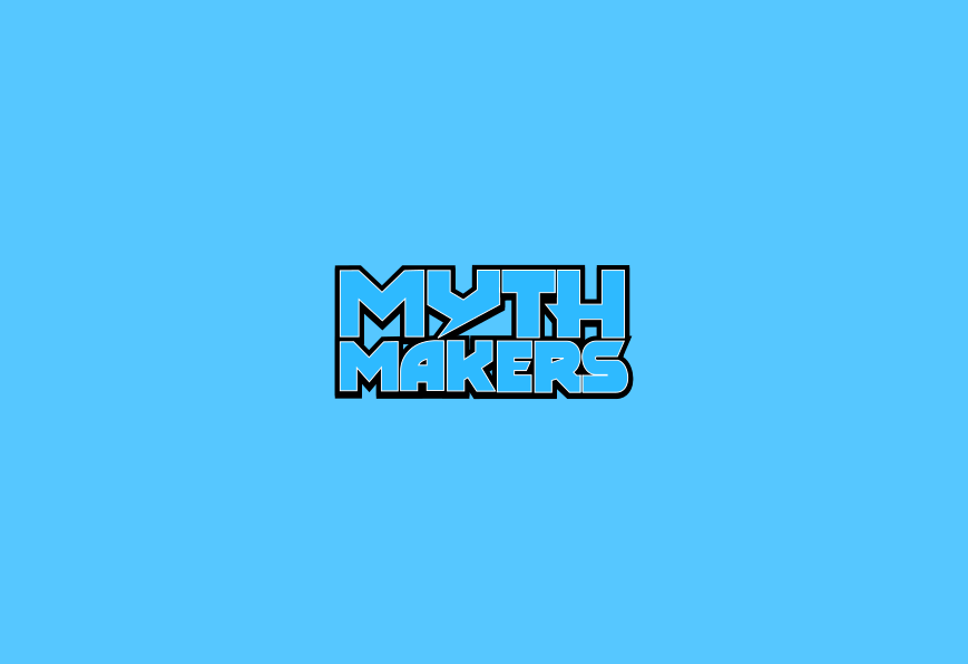 Logo design for Myth Makers. Designed by Johnery