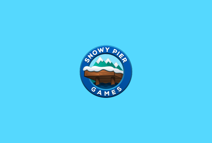 Logo design for Snowy Pier Games. Designed by Johnery