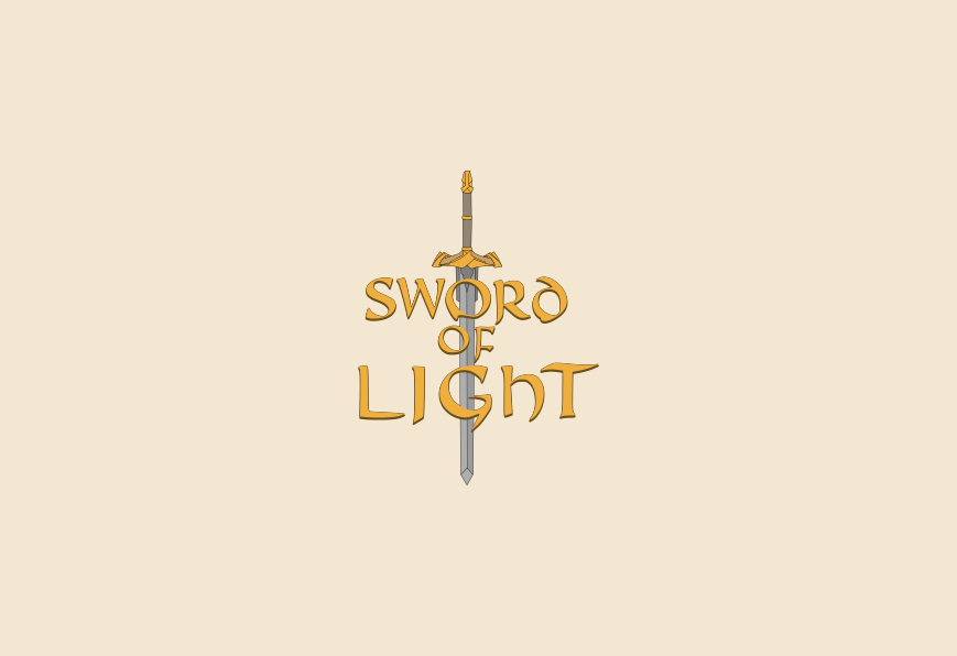 Logo design for Sword of Light. Designed by Johnery