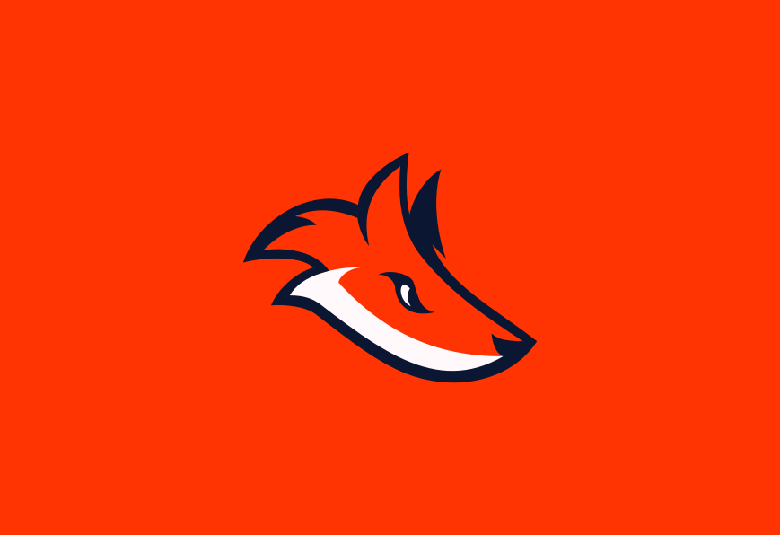 Mascot logo for Fox Face. Designed by Johnery