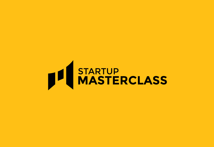 Minimal logo for Startup Masterclass. Designed by Johnery