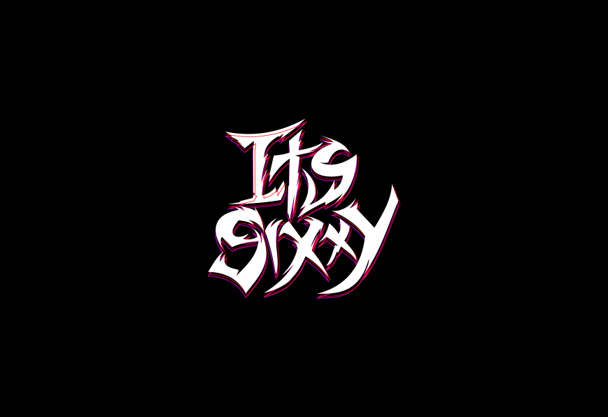 Typography logo for ItsSixxy. Designed by Johnery